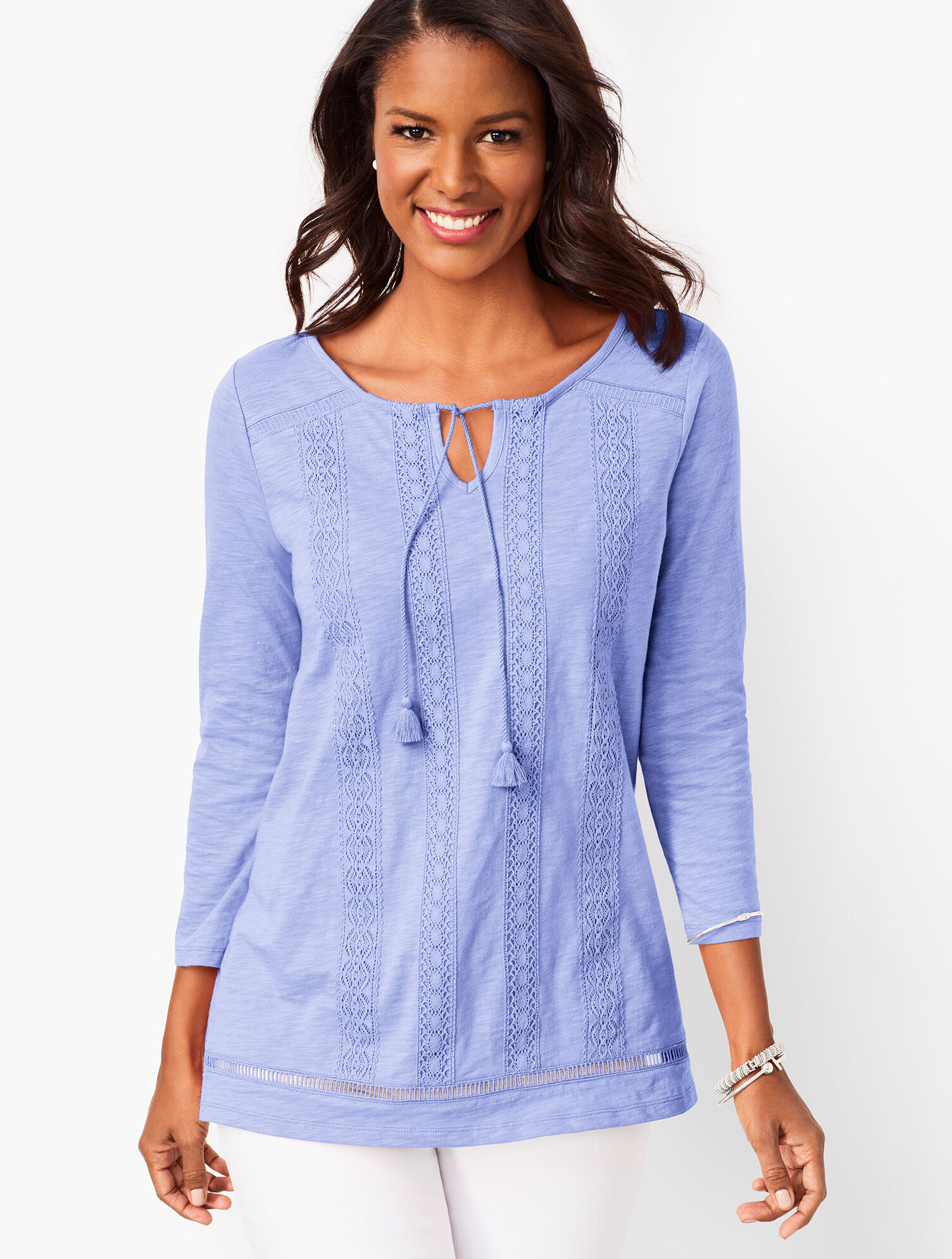 Crochet-Stripe Top