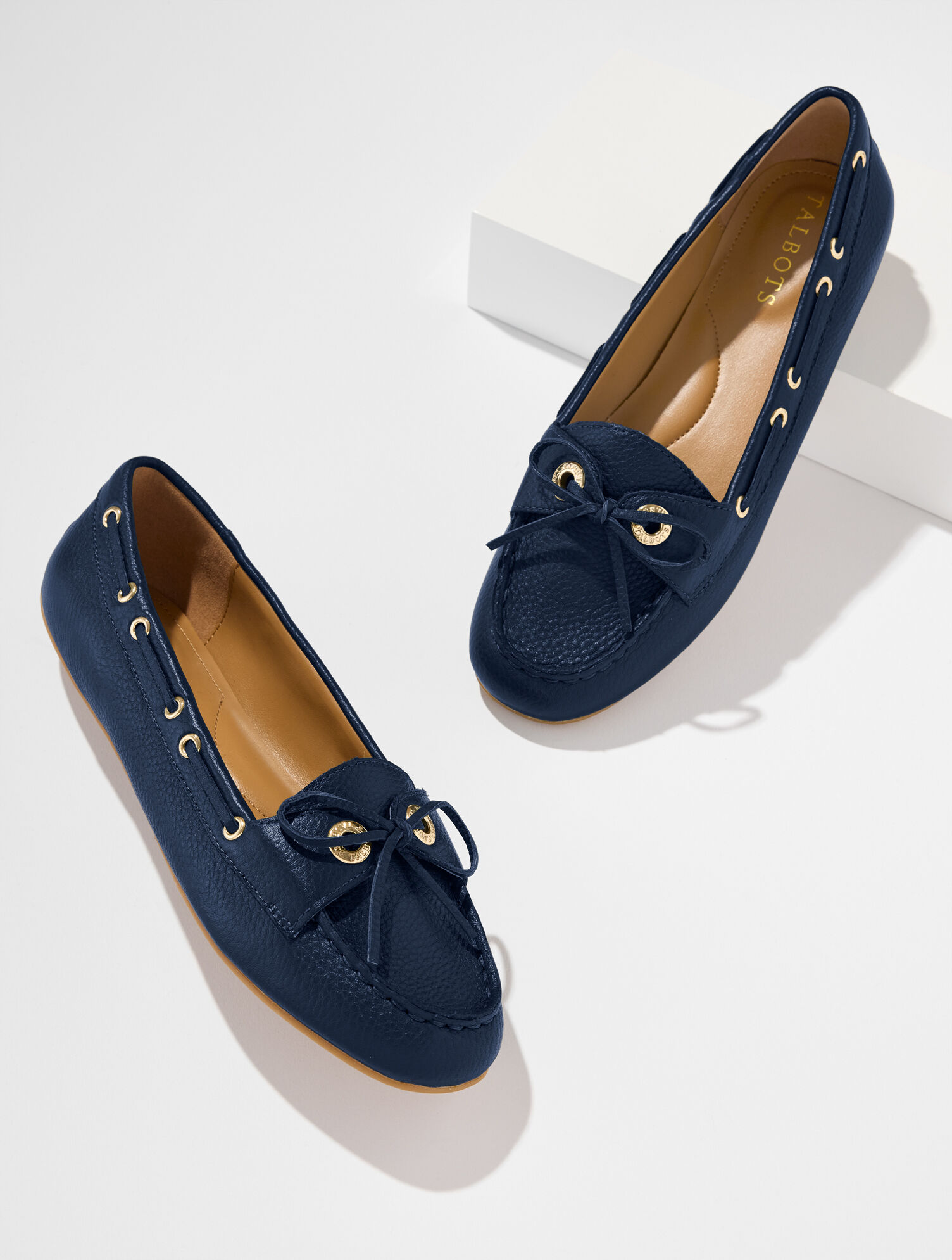 Everson Pebble Leather Driving Loafers
