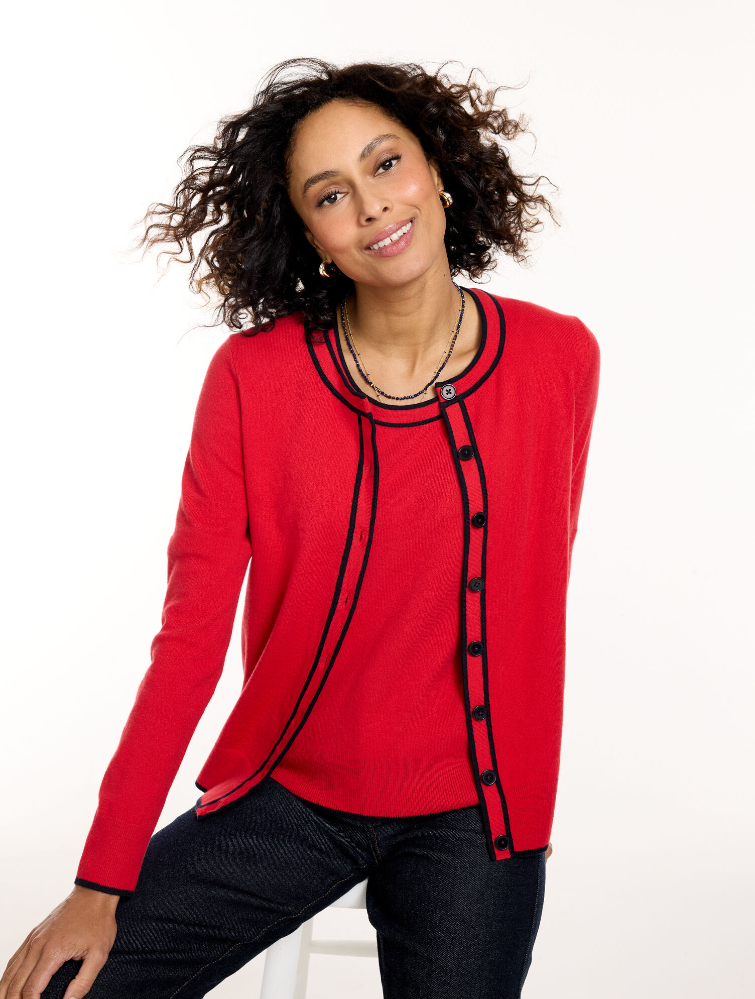 Charming Cardigan - Tipped