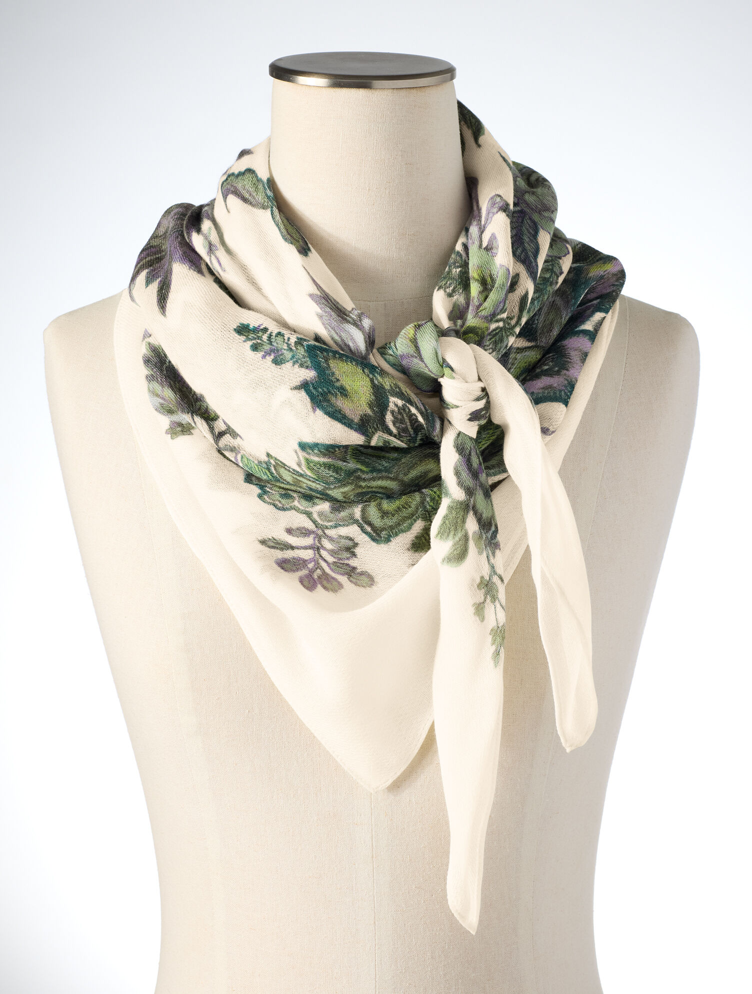 Fresco Floral Square Scarf