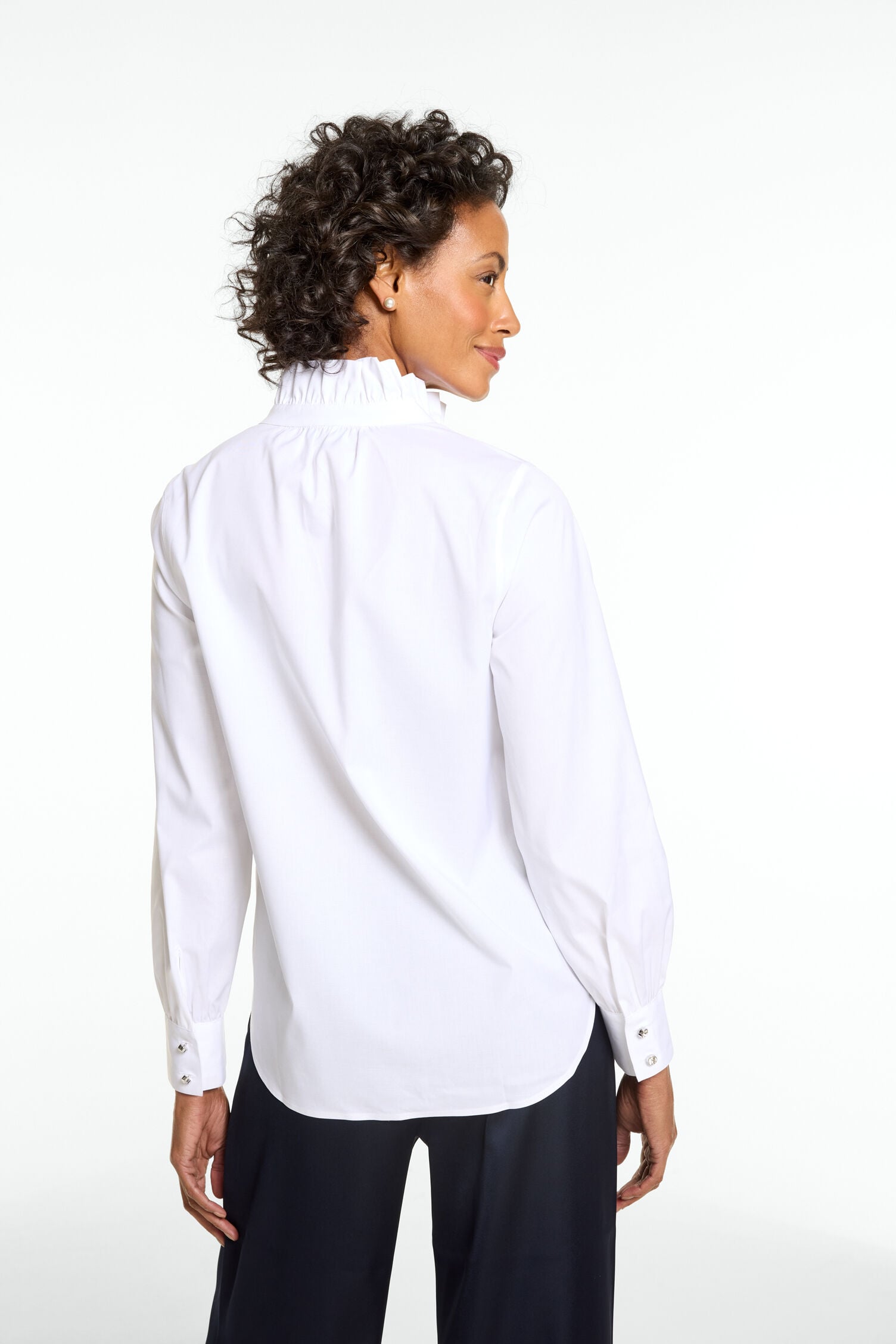 Ruffle Non-Iron Shirt - thumbnail 3