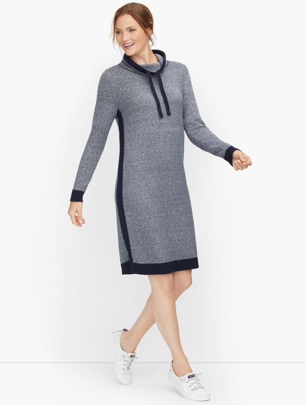 Marled Jersey Sweater Dress | Talbots
