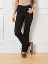 High-Waist Barely Boot Jeans - Black Wash - Curvy Fit