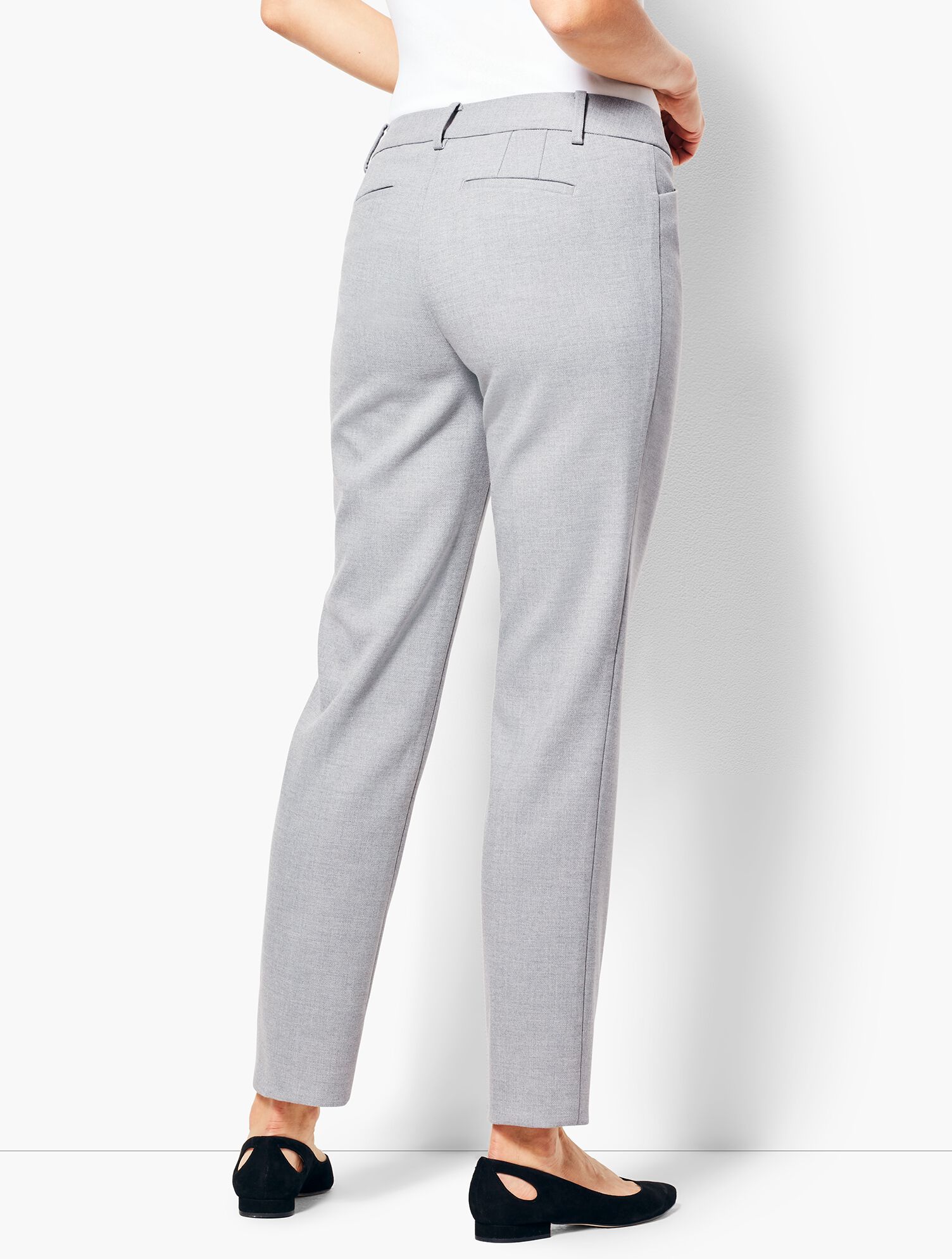Talbots Hampshire Ankle Pant - Grey