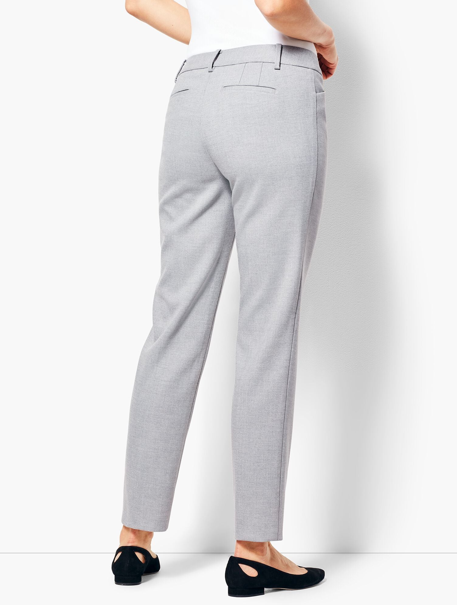 Talbots Hampshire Ankle Pant - Grey