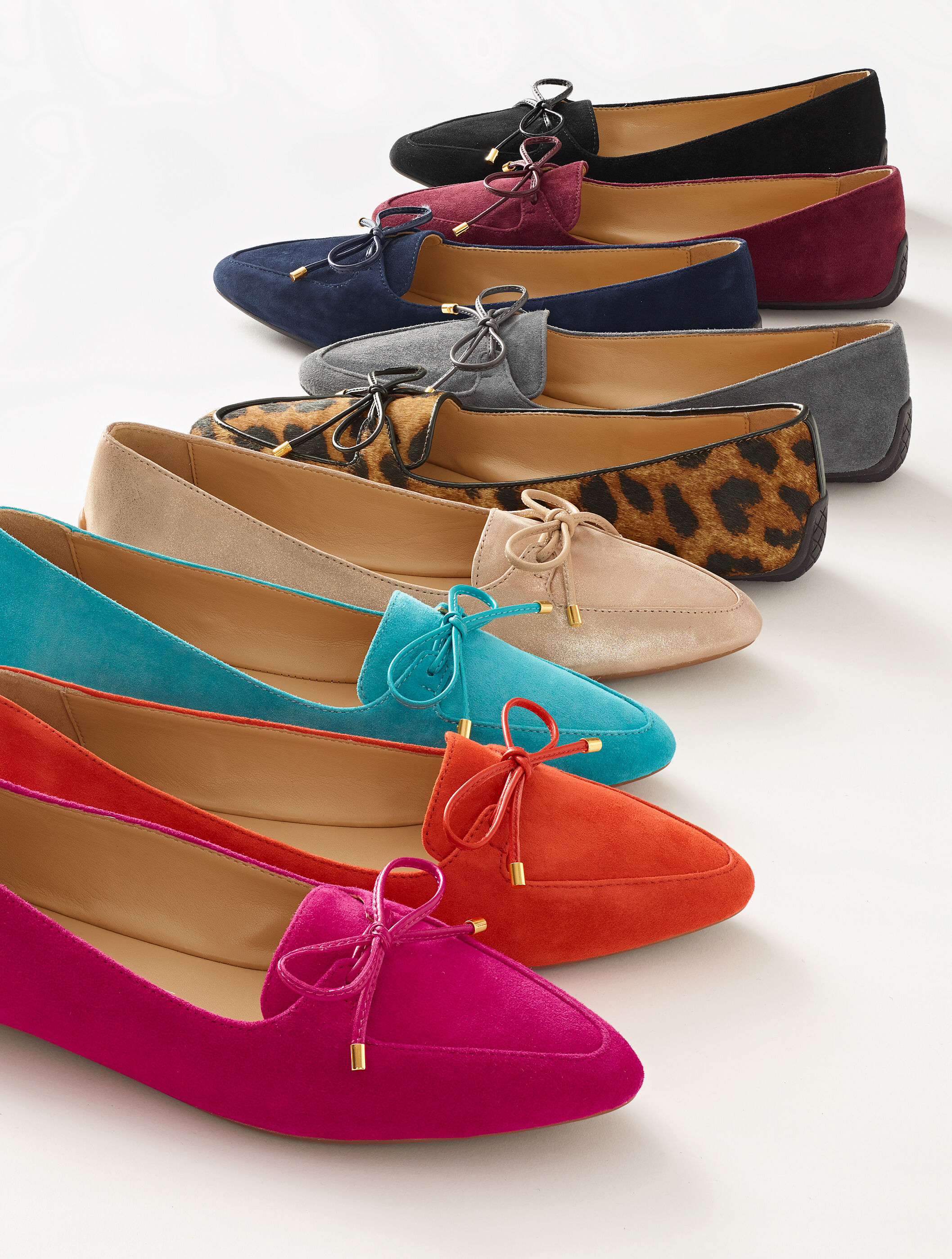 Francesca Bow-Front Driving Flats