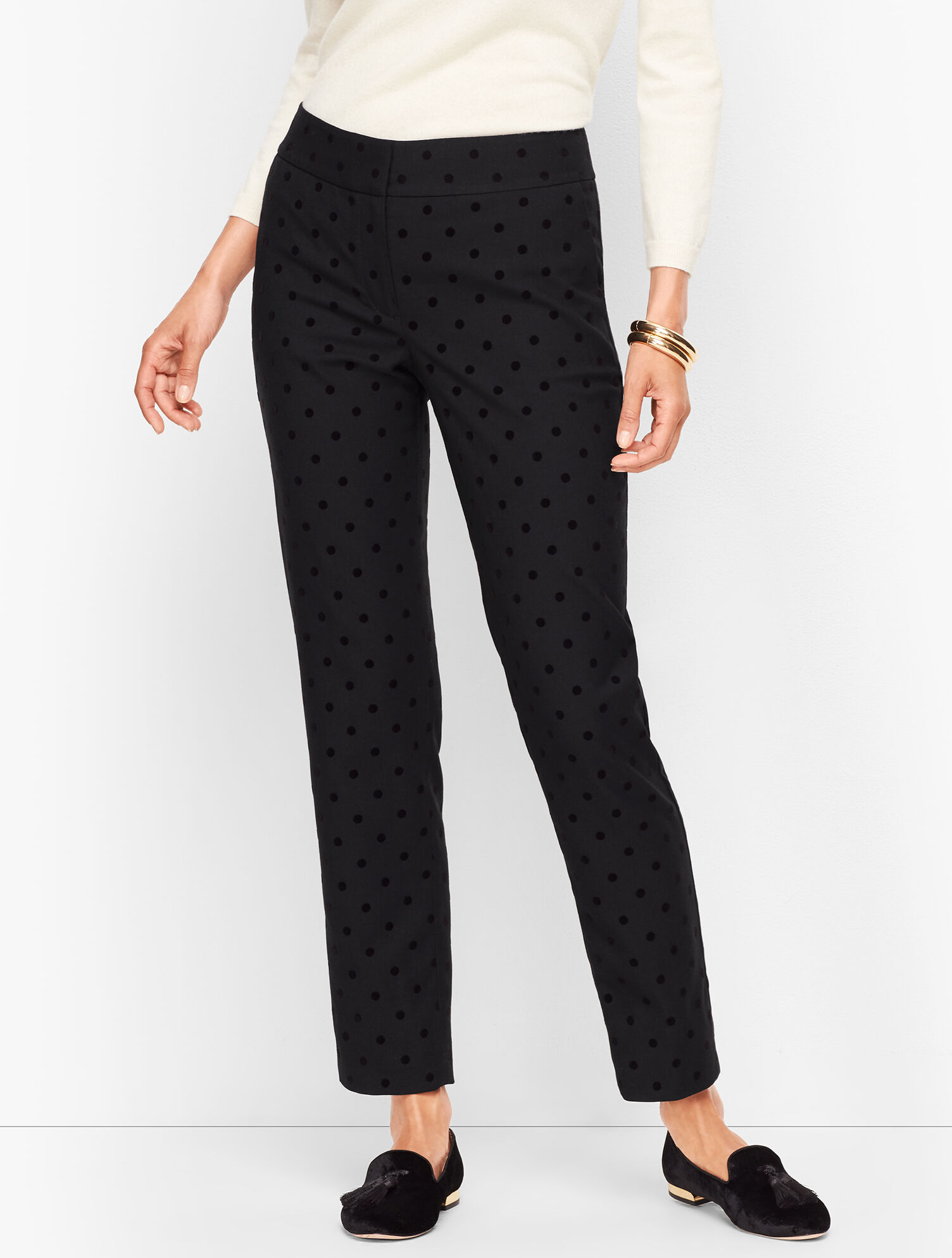Talbots Hampshire Ankle Pants - Dot