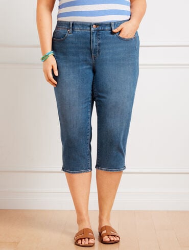 Pedal Pusher Jeans - Beacon Wash - Curvy Fit
