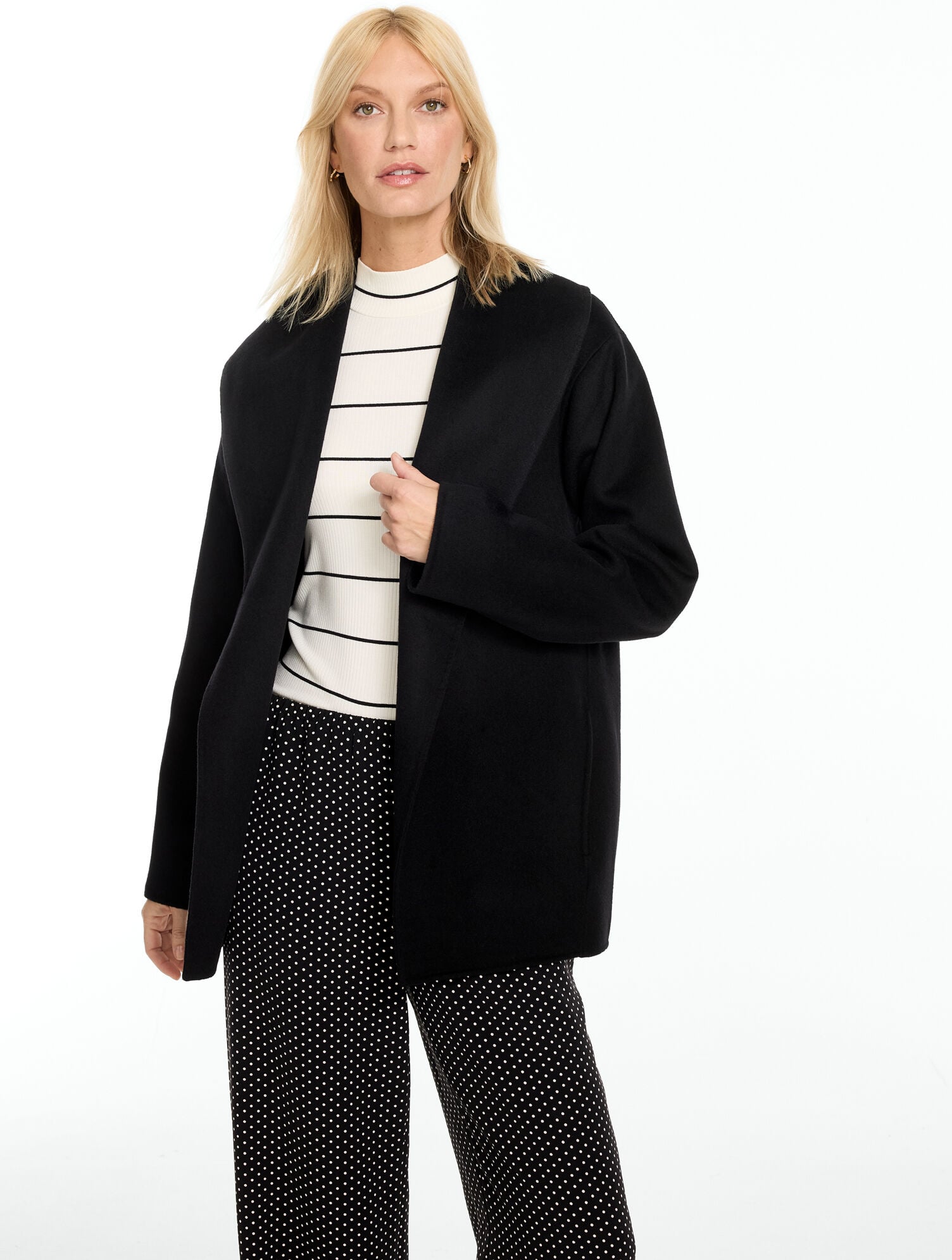 Double Face Wool Blend Jacket