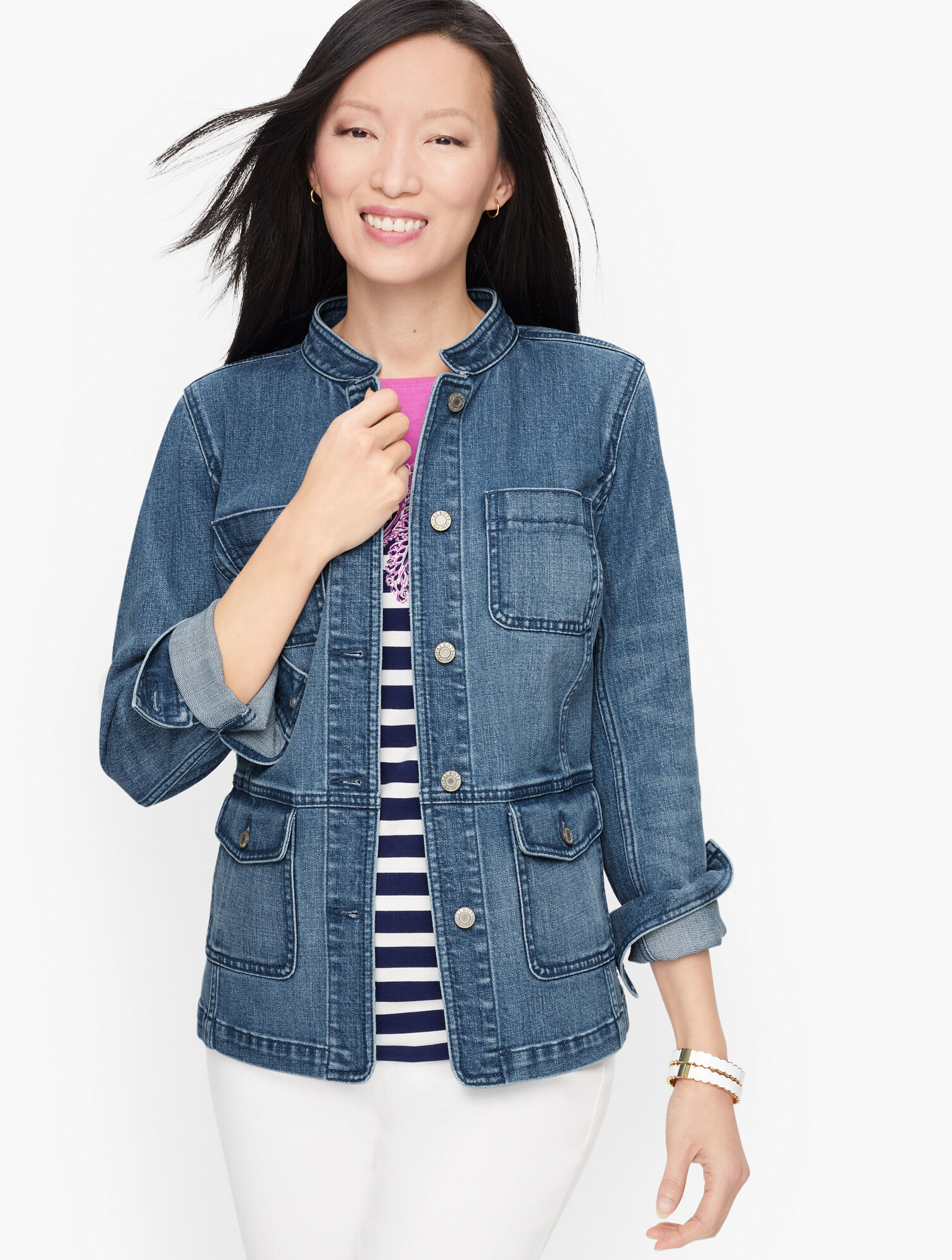 Tailored Jean Jacket | Talbots