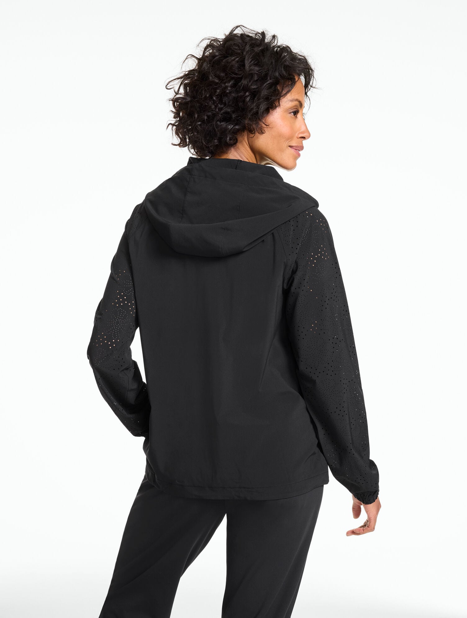 Lightweight Woven Stretch Jacket - Laser Cut