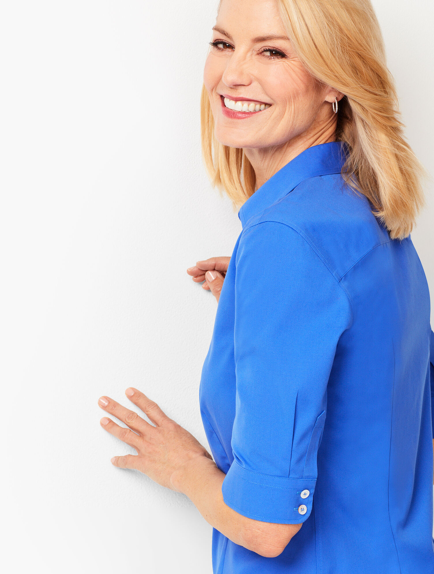 Perfect Shirt - Elbow-Length Sleeves - Solid