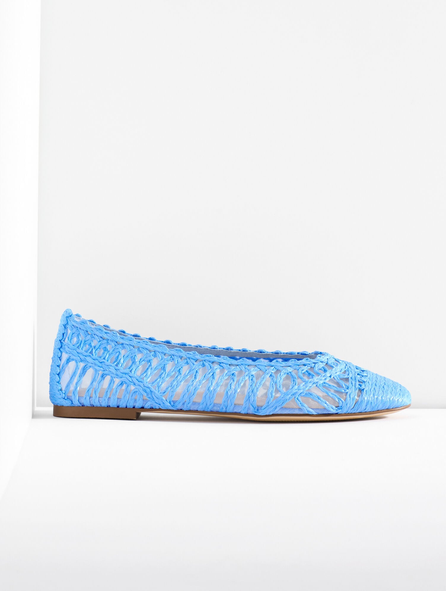Tana Woven Cord Raffia Ballet Flats
