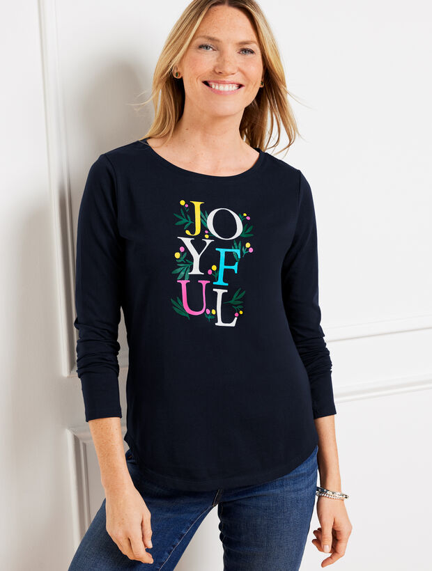 Crewneck Tee - Joyful
