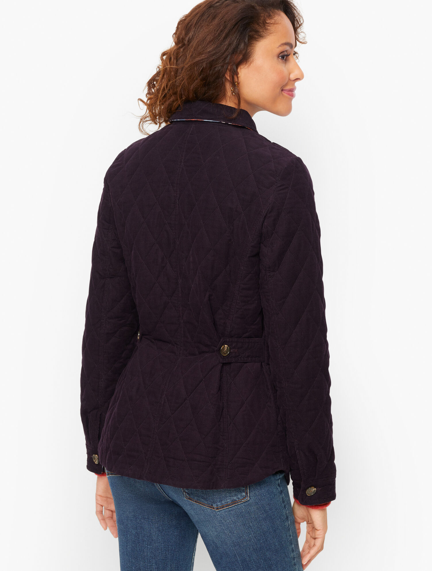 Quilted Corduroy Coat
