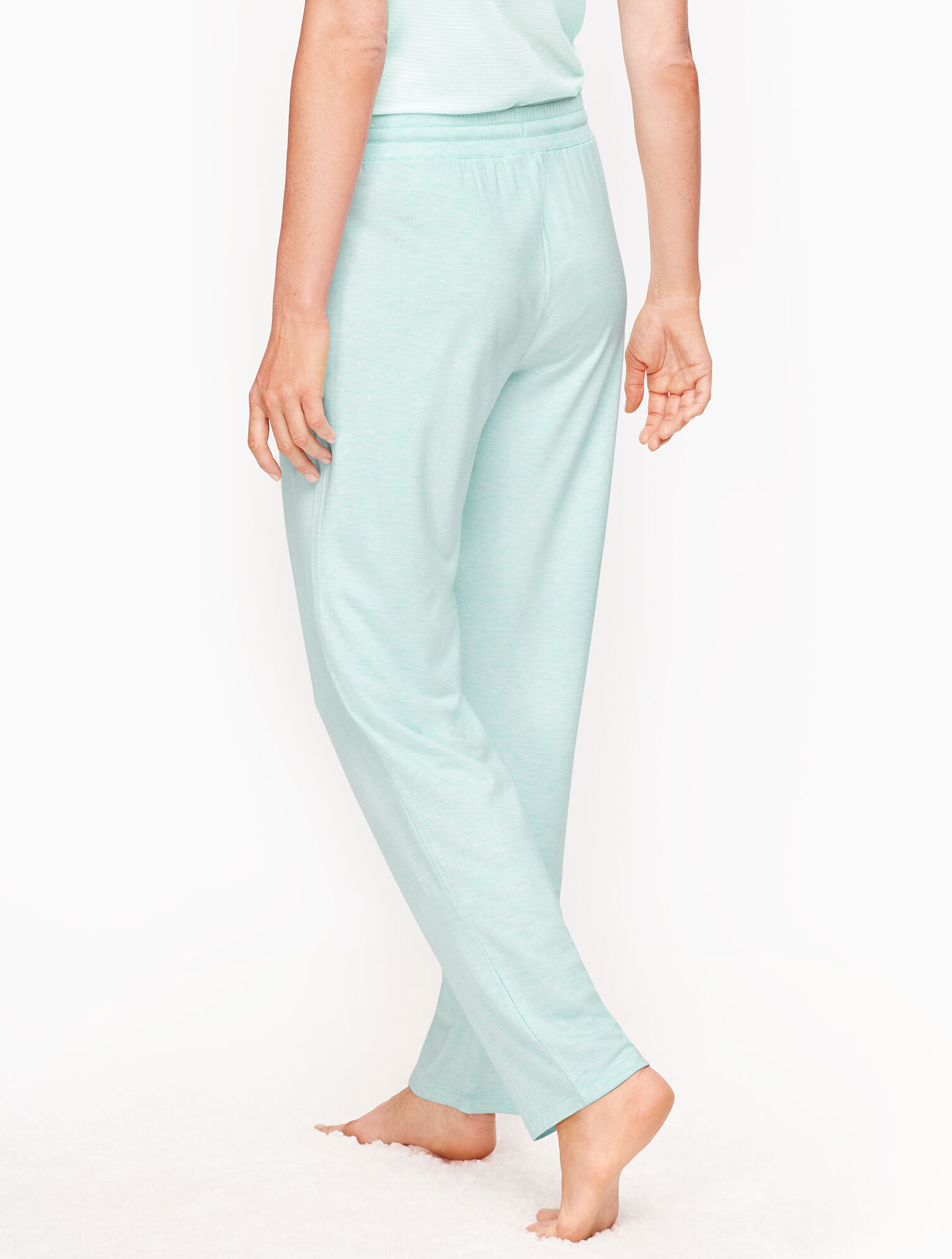 Lightweight Jersey Straight Leg Lounge Pants 