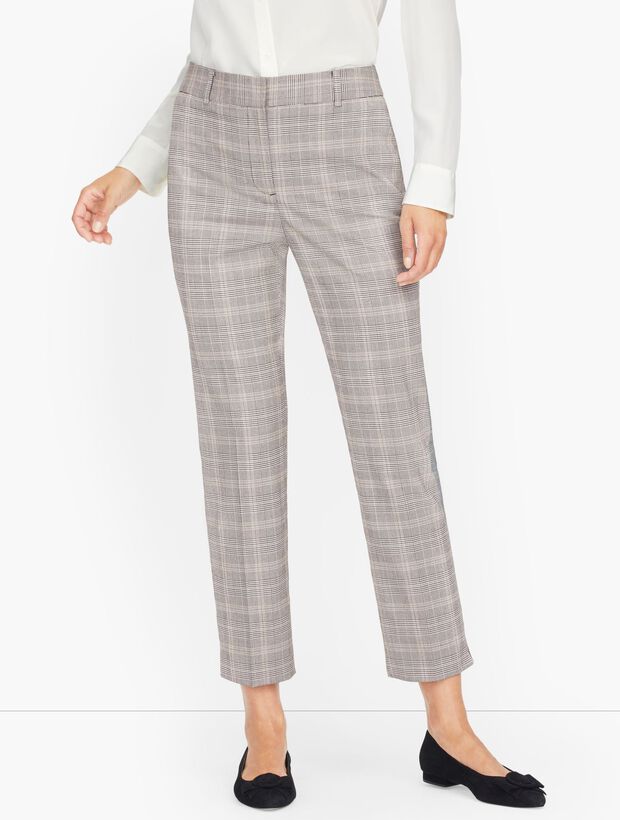 Talbots Glen Plaid Slim Ankle Pants