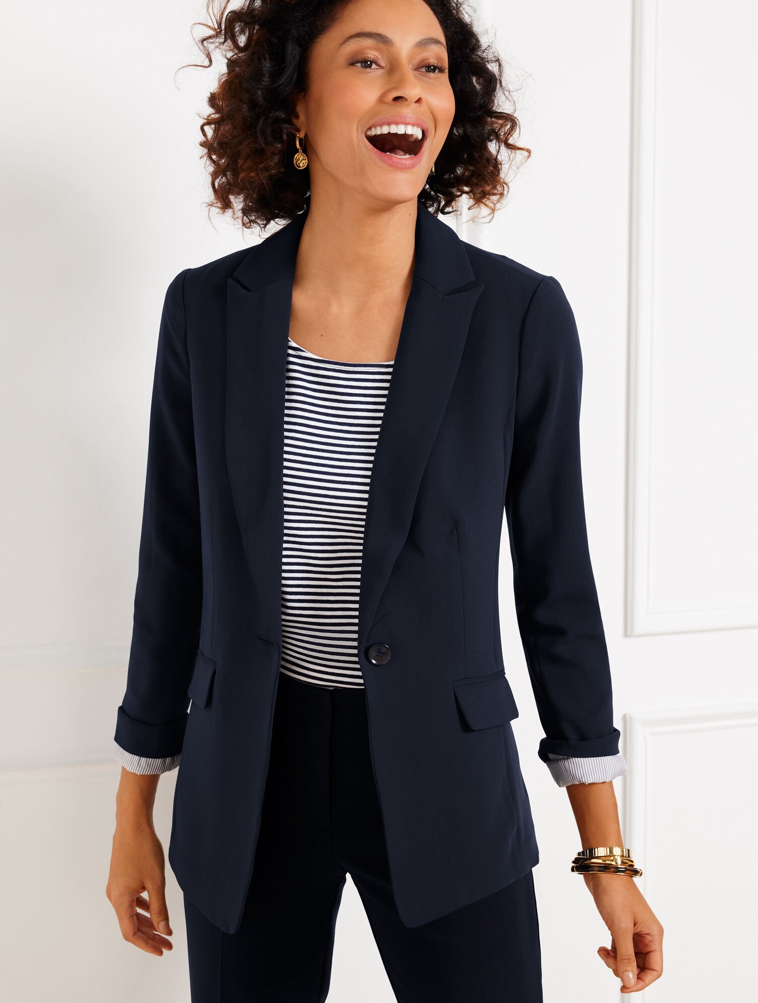 Easy Travel Blazer Talbots