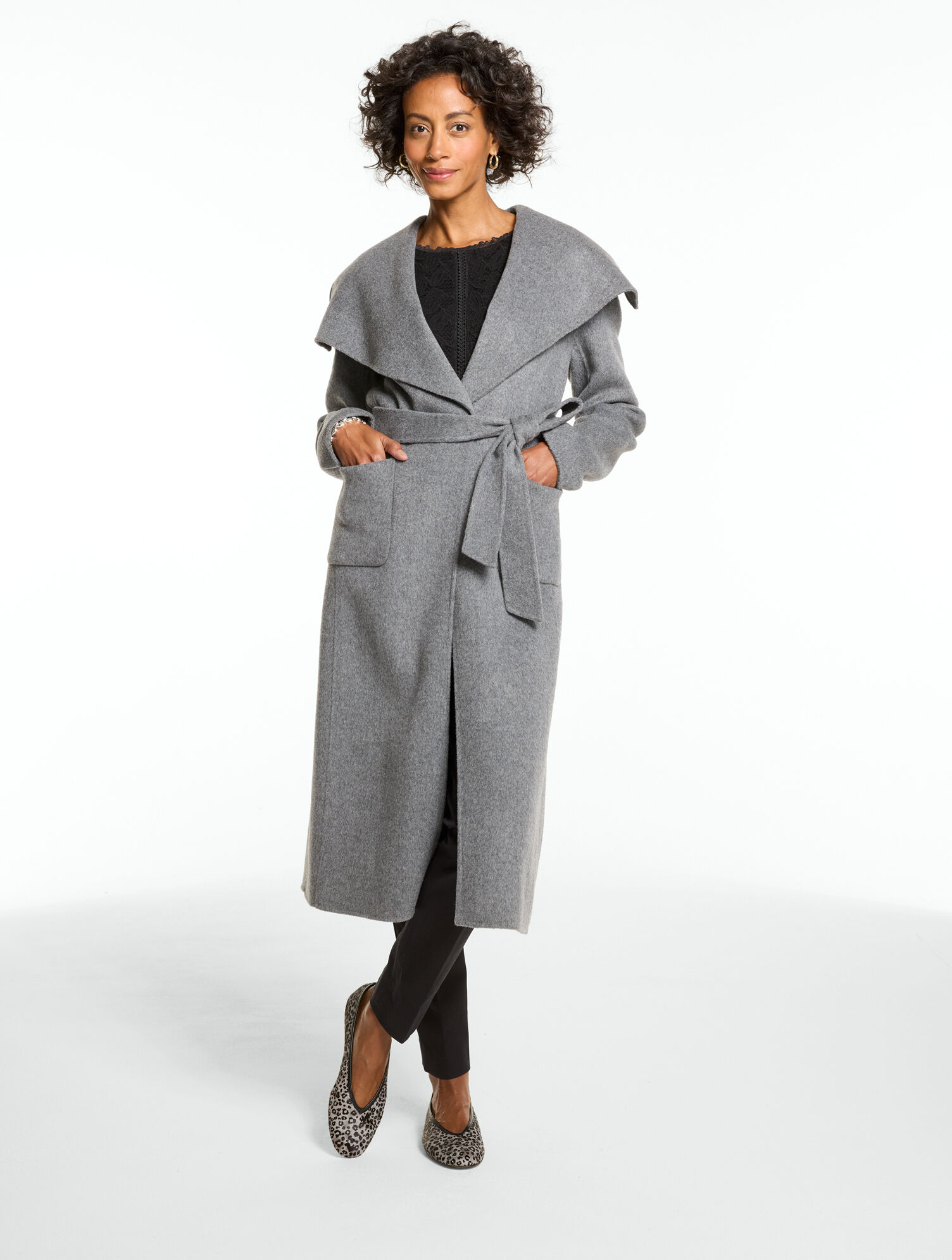 Double Face Belted Coat
