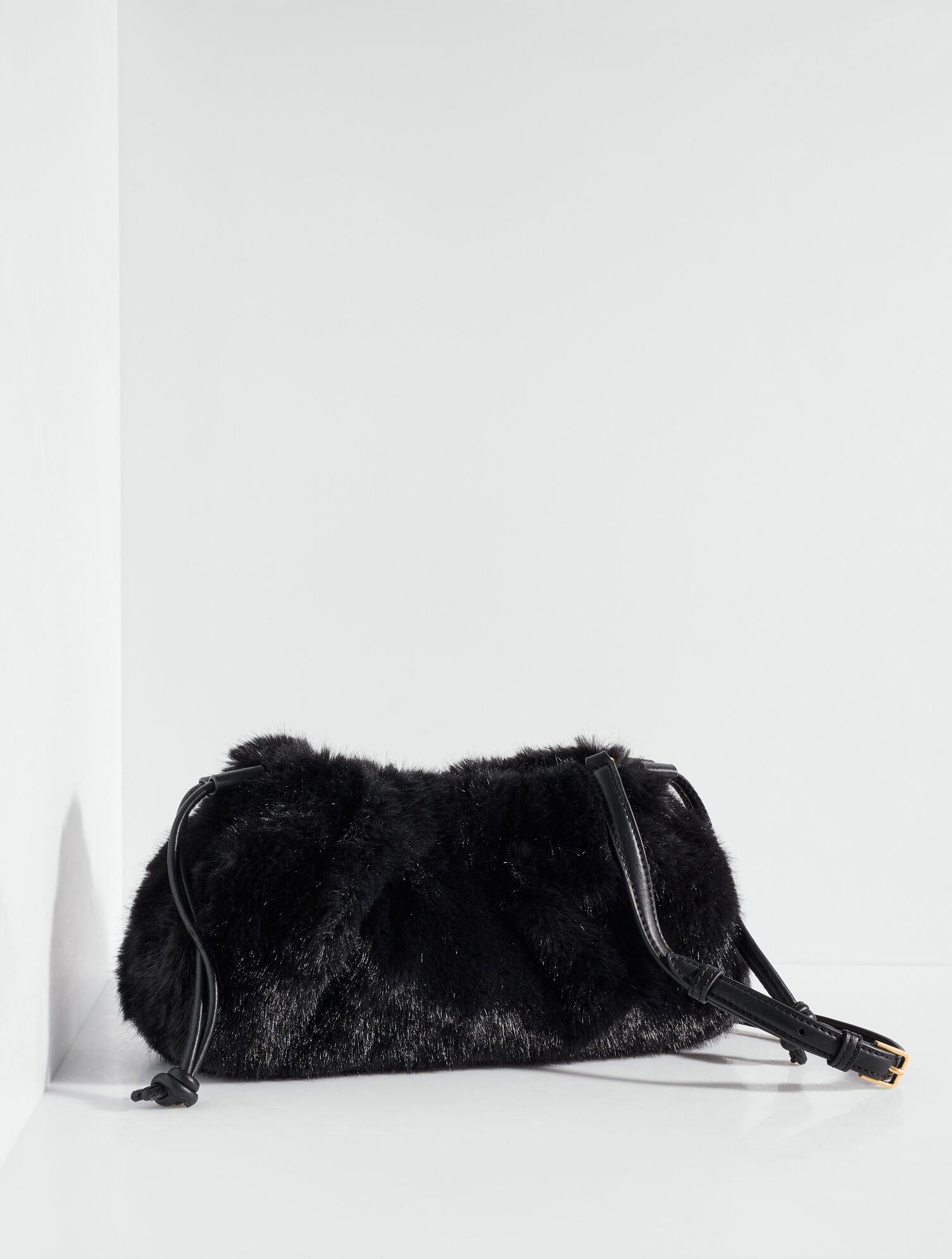 Serena Faux Fur Clutch