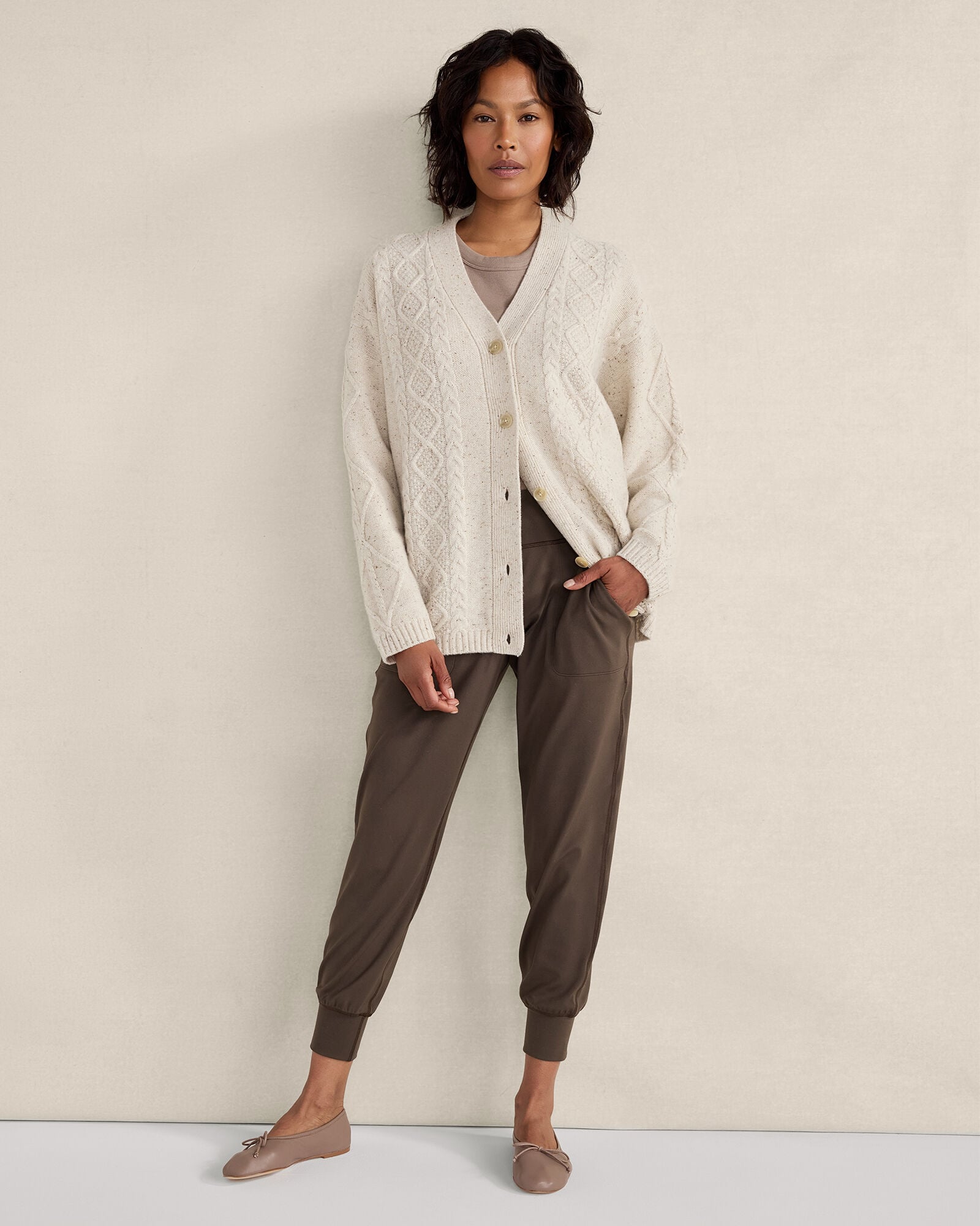 Cashmere Cable Knit Cardigan | Haven Well Within