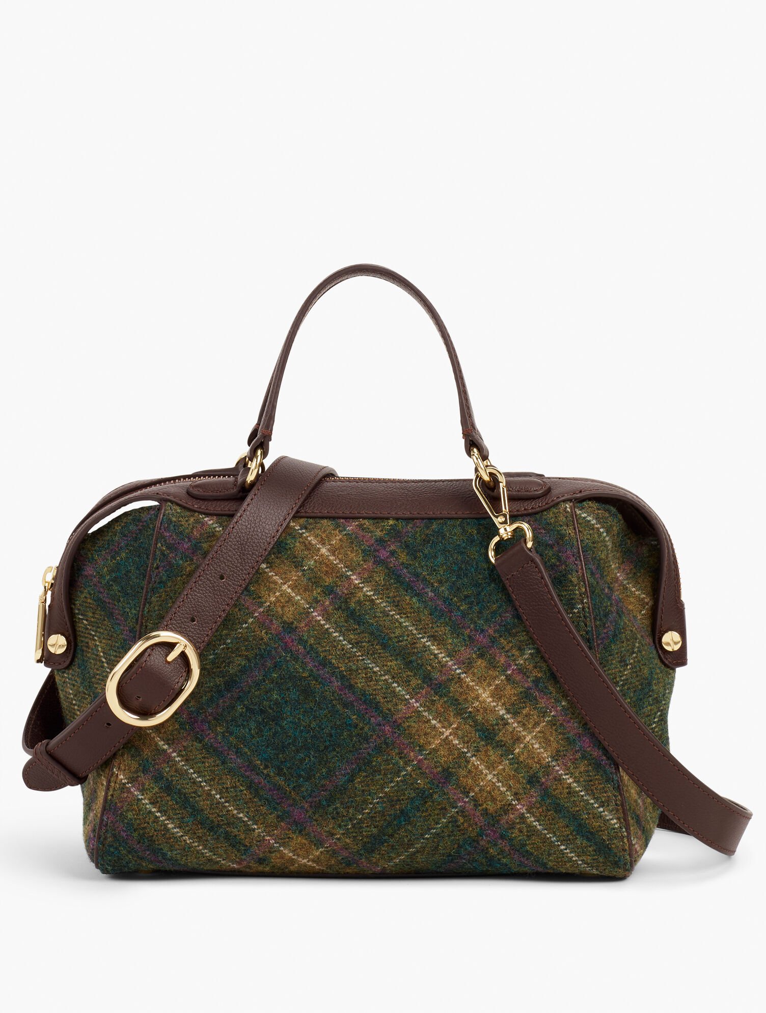 Plaid Satchel Bag Talbots