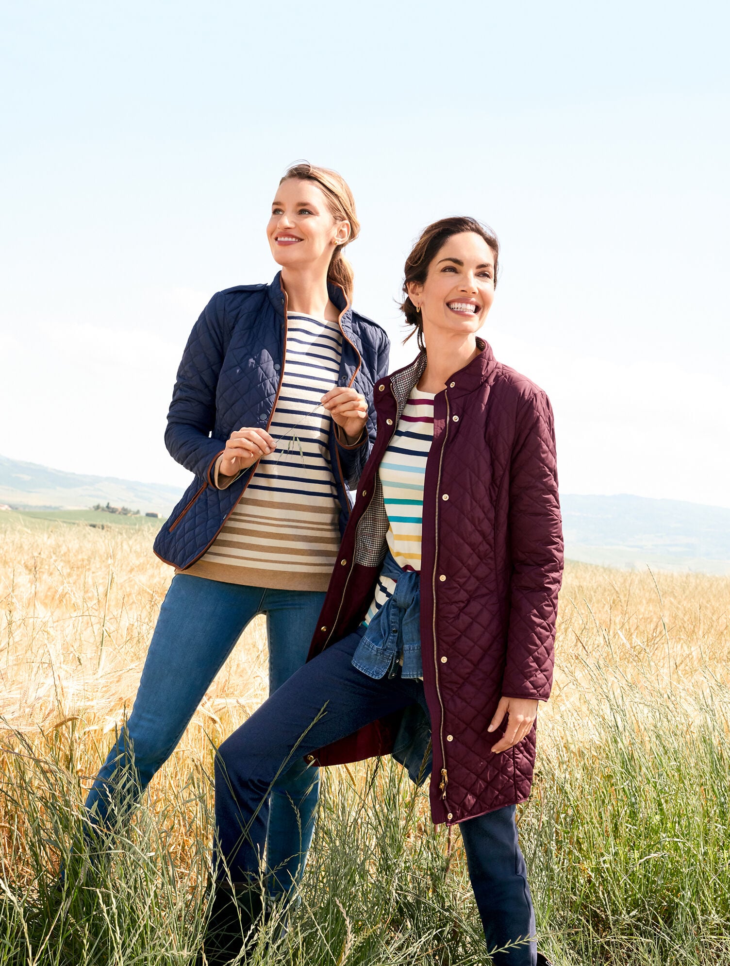 Long Quilted Coat | Talbots
