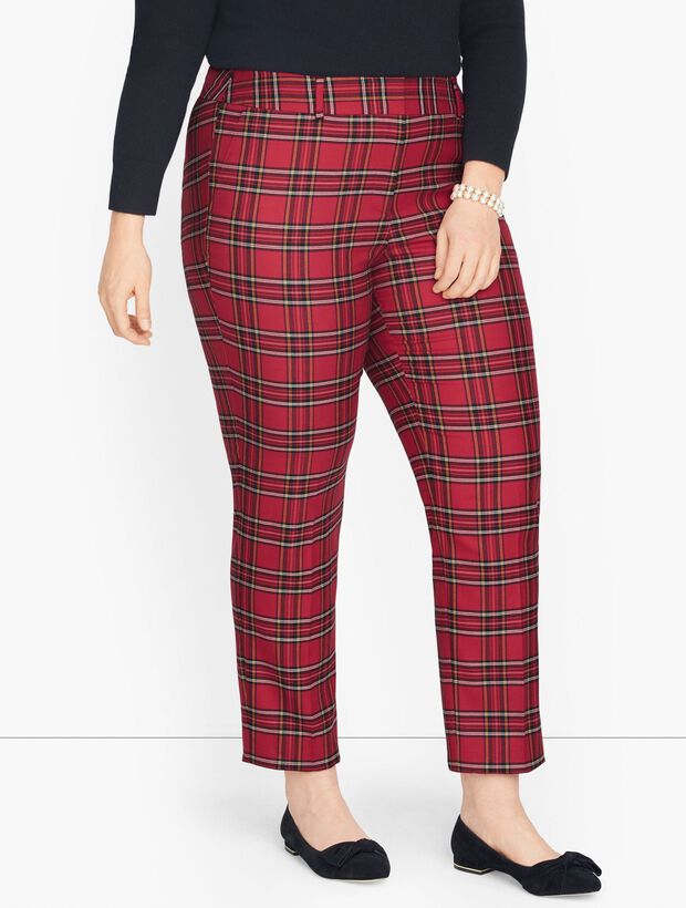 Talbots Hampshire Ankle - Classic Tartan Plaid - Plus Size Exclusive
