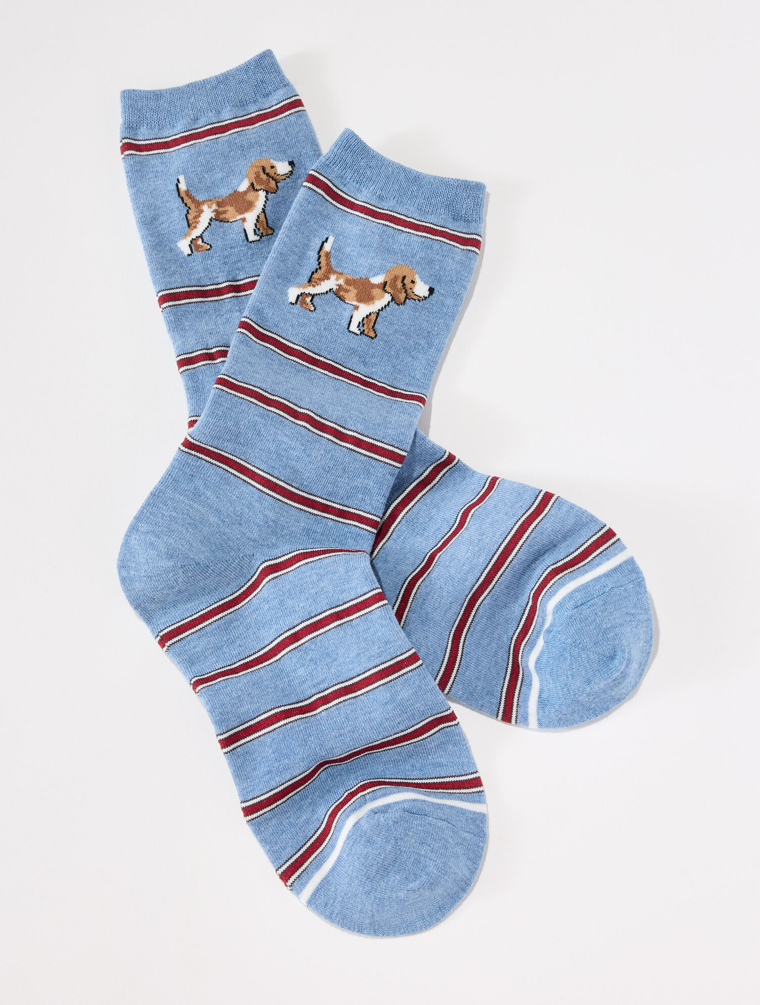 Beagle Stripe Trouser Socks