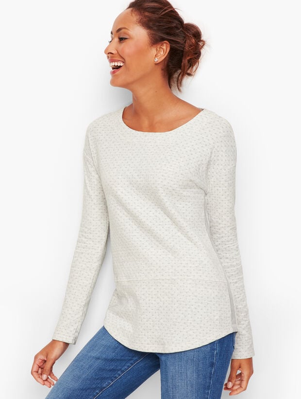 Double Knit Dot Top