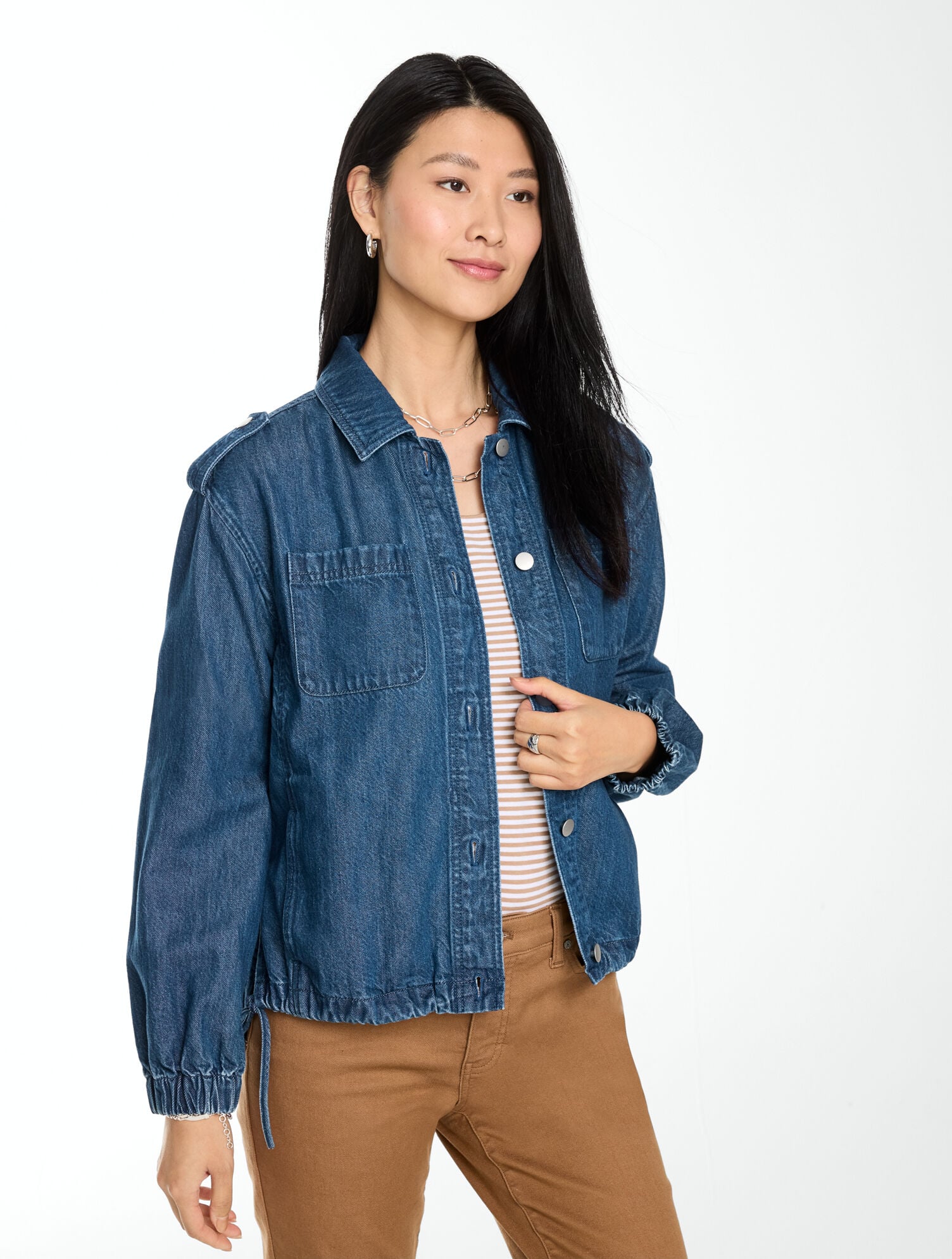 Twill Cinched Jacket 
