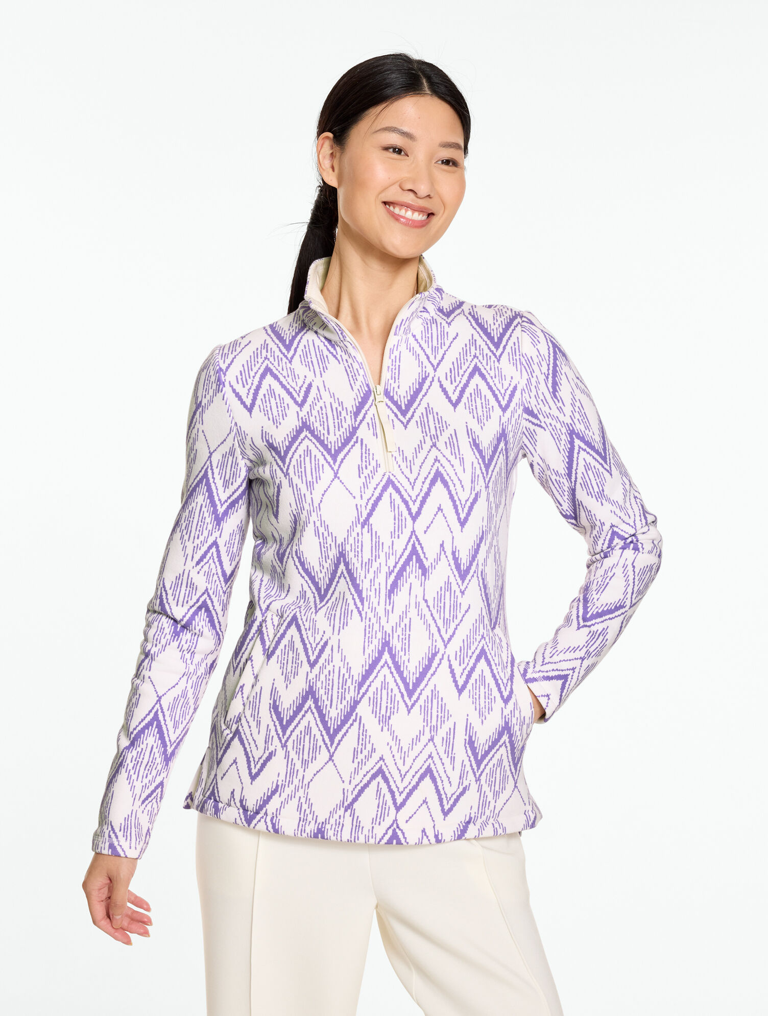 Cozy Cloud Pullover - Abstract