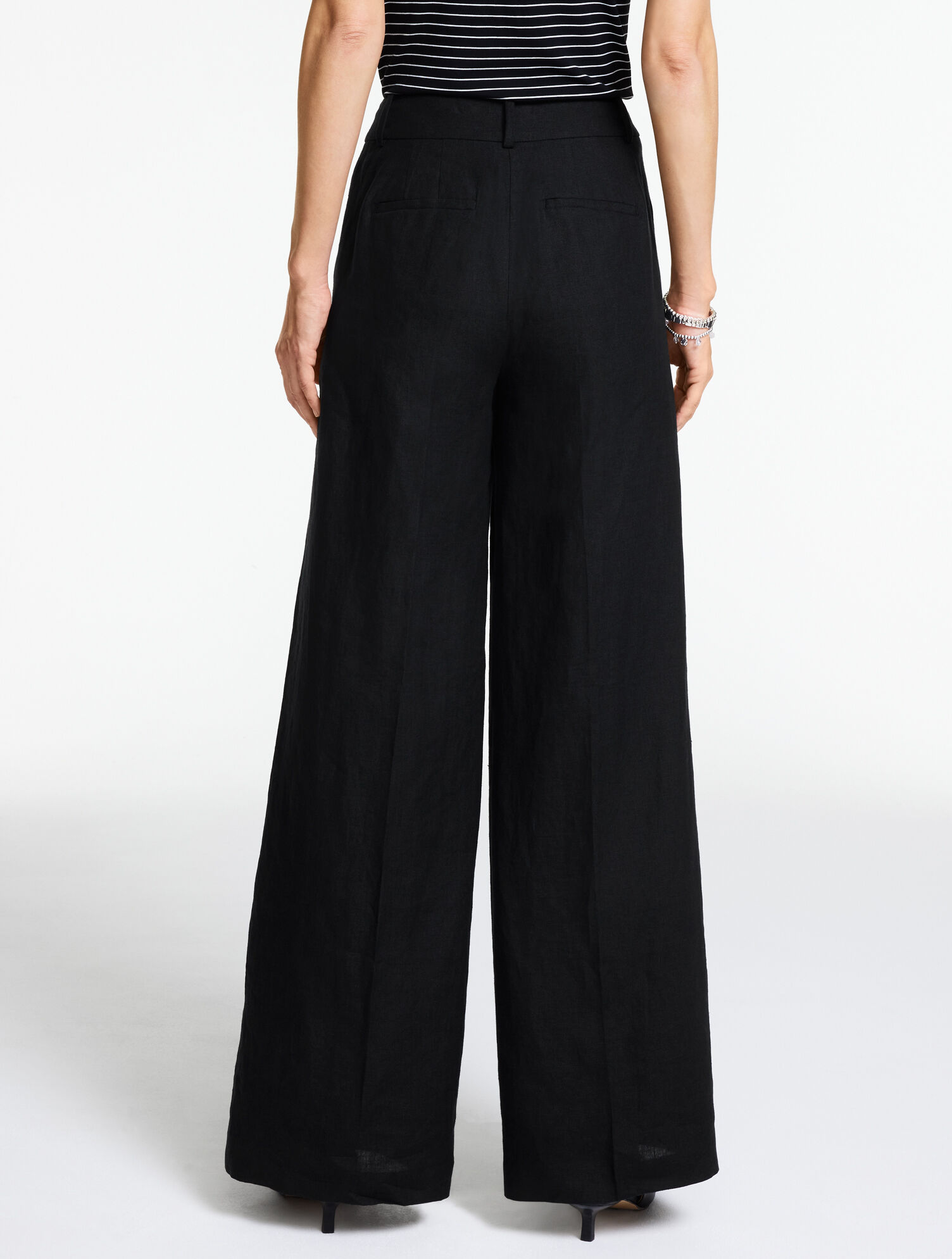 Classic Linen Wide Leg Pants