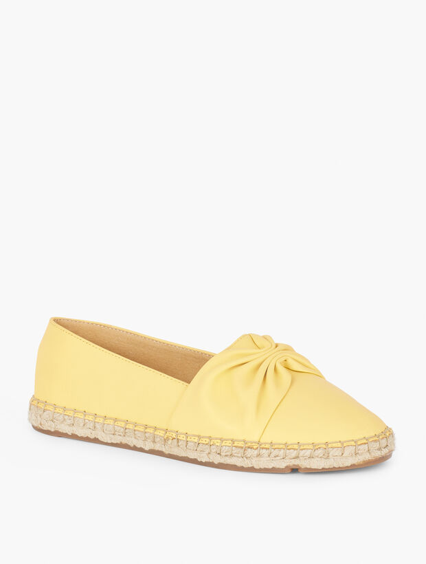 Izzy Cinched Nappa Espadrilles