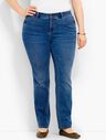 Plus Size Exclusive Comfort Stretch Denim Straight-Leg Jeans - Dawson Wash