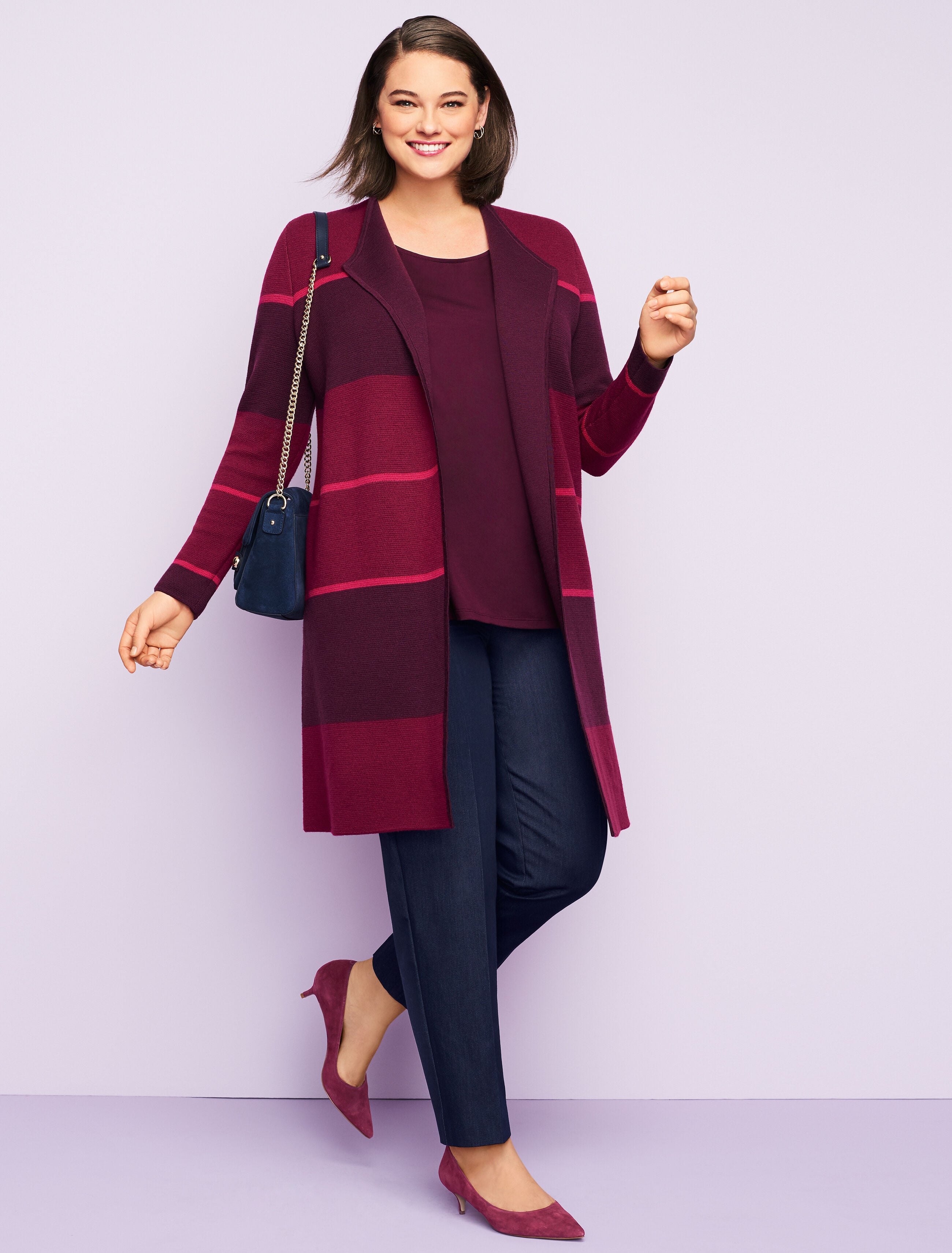 Plus Size High-Waist Tailored Ankle Pant