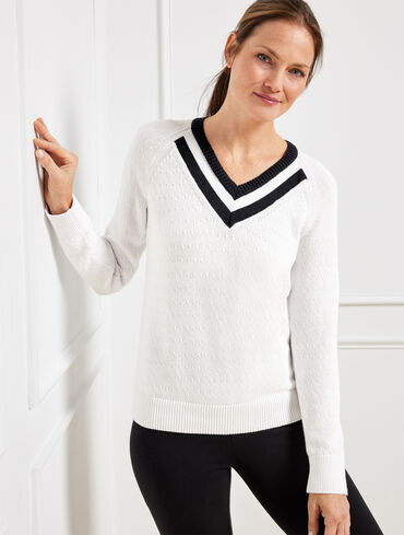 Coolmax&reg; Cable Knit Sweater