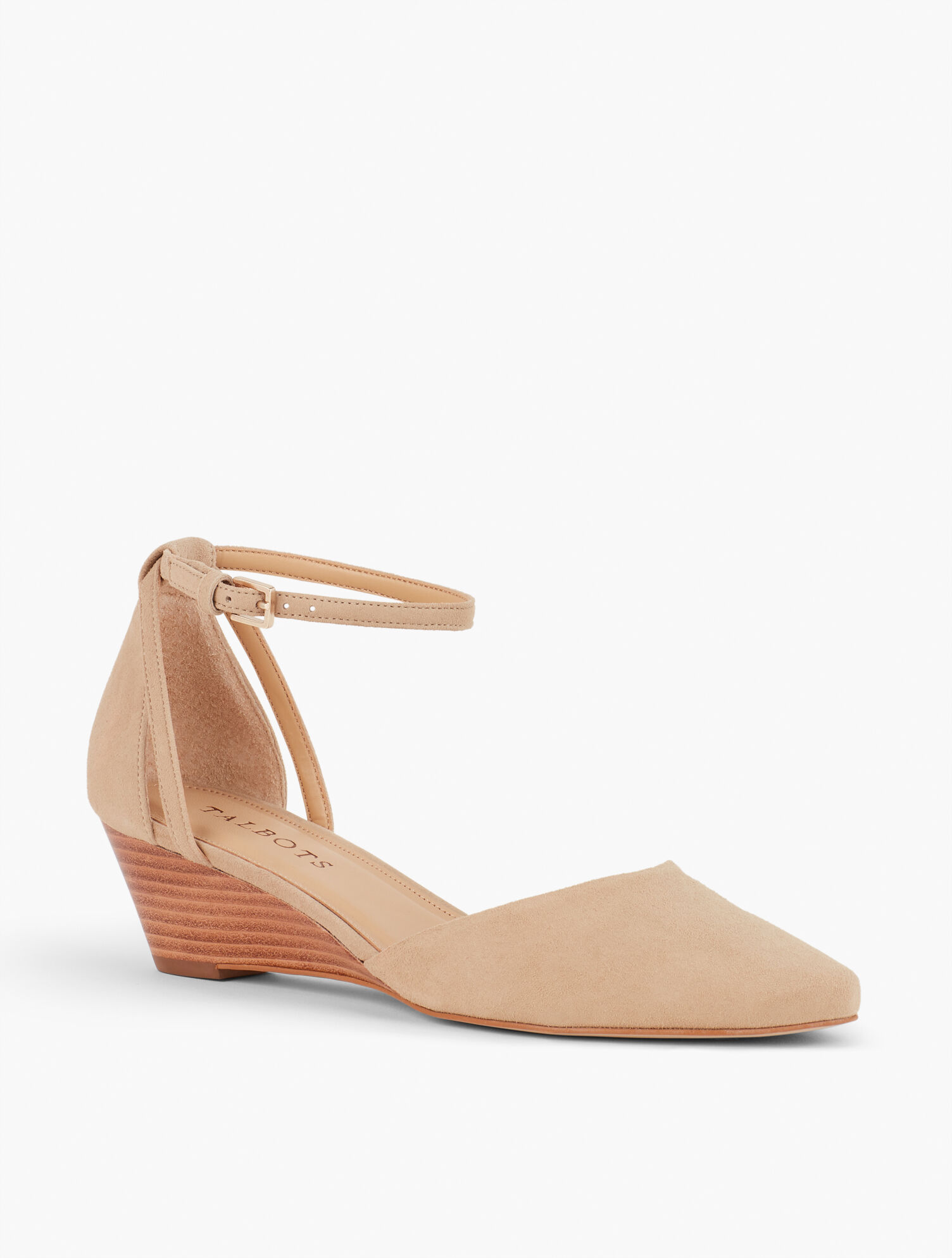 Laney D'Orsay Suede Wedges - Suede