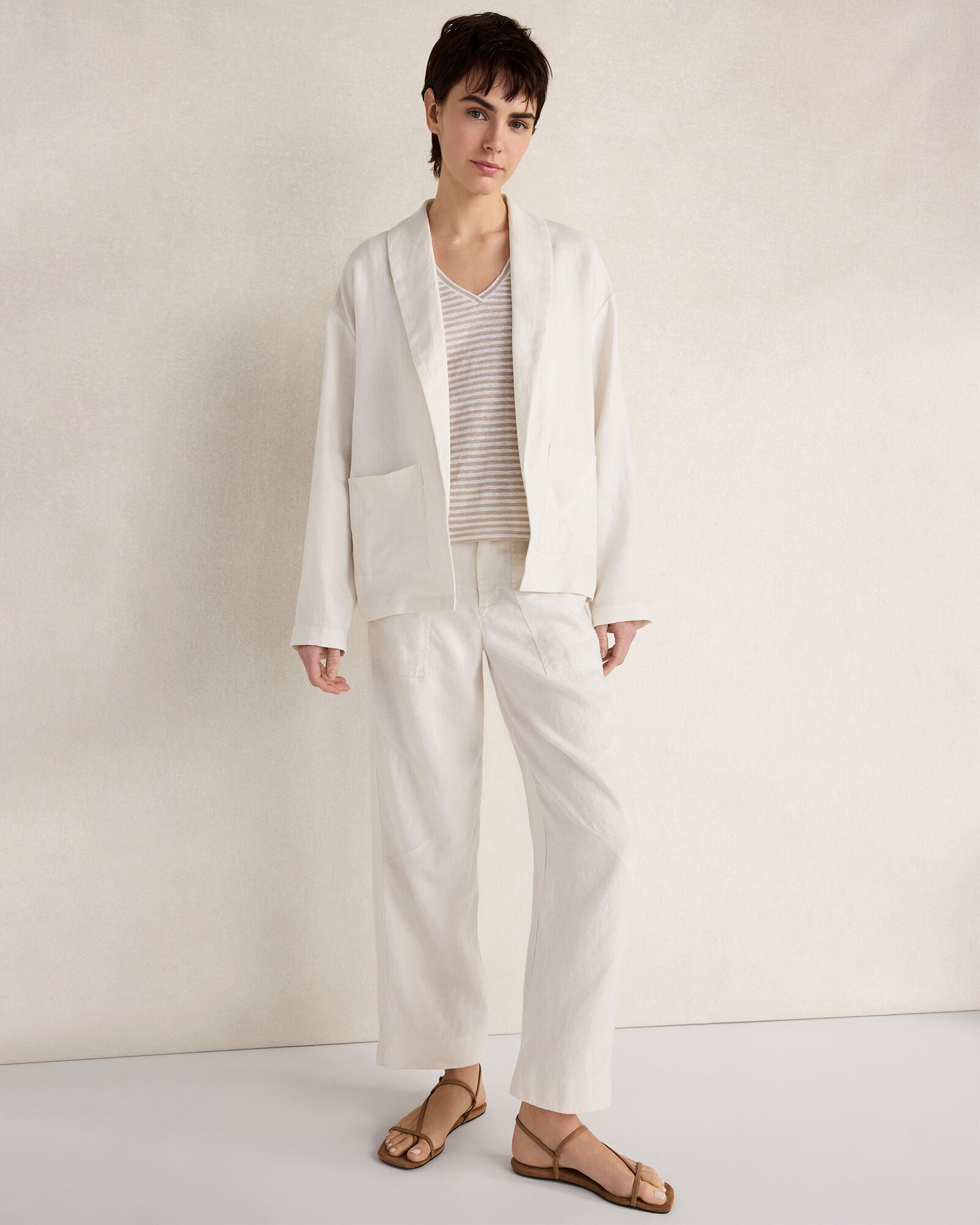 Heavyweight Linen Blazer