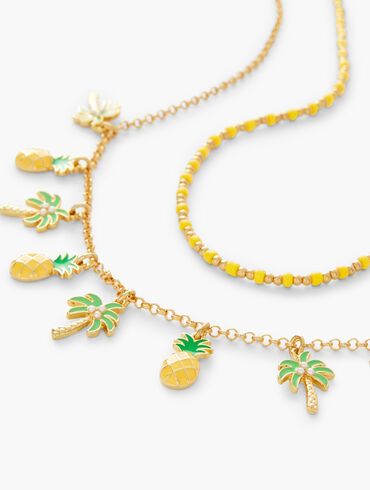 Layered Palm Necklace