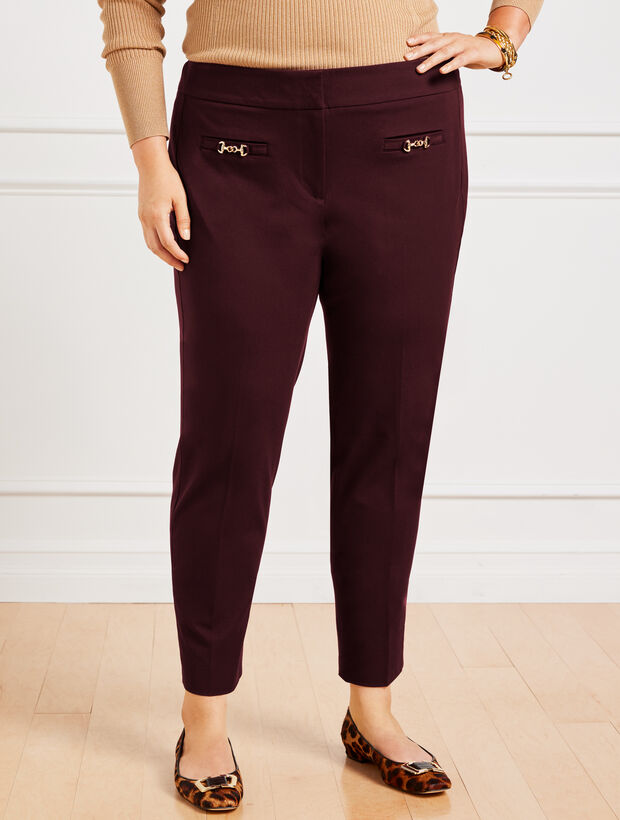 Plus Exclusive Talbots Chatham Slim Ankle Pants