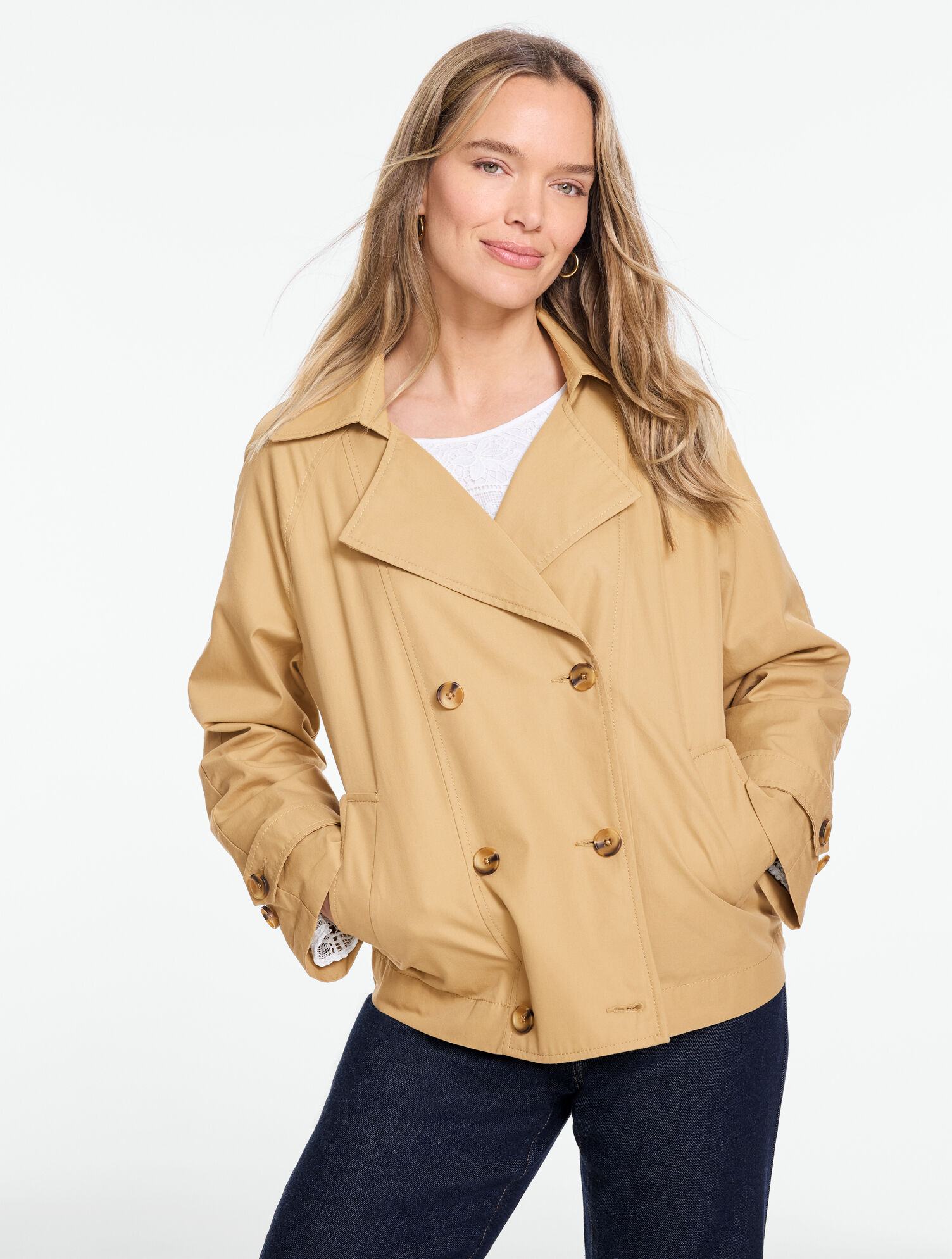 Cinched Trench Coat | Talbots