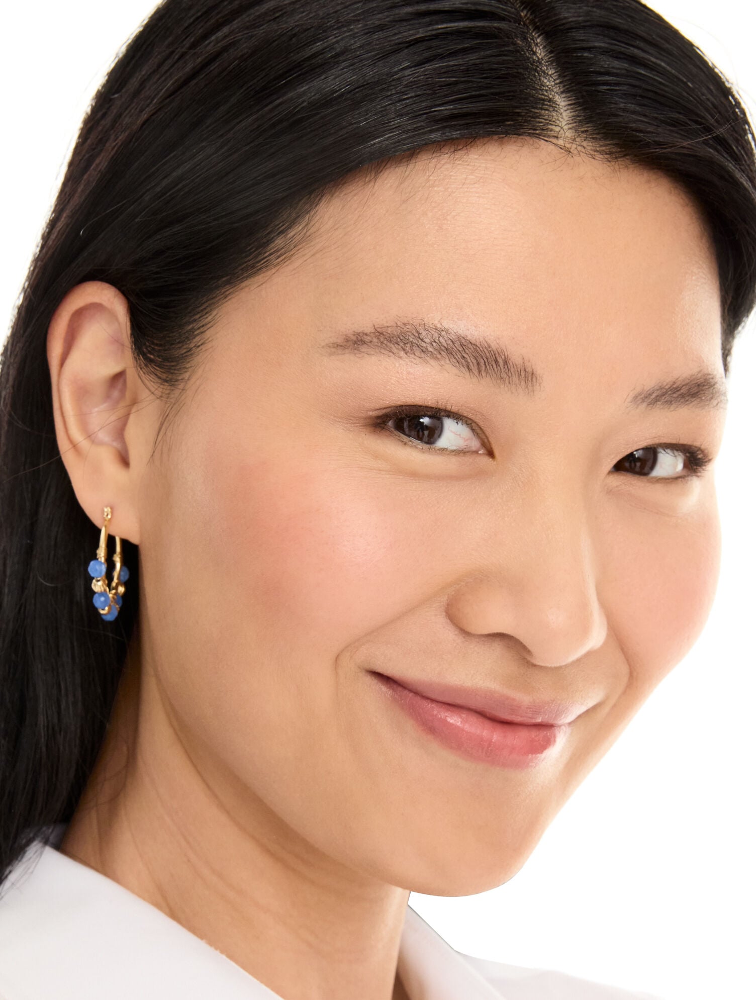 Delicate Dots Hoop Earrings