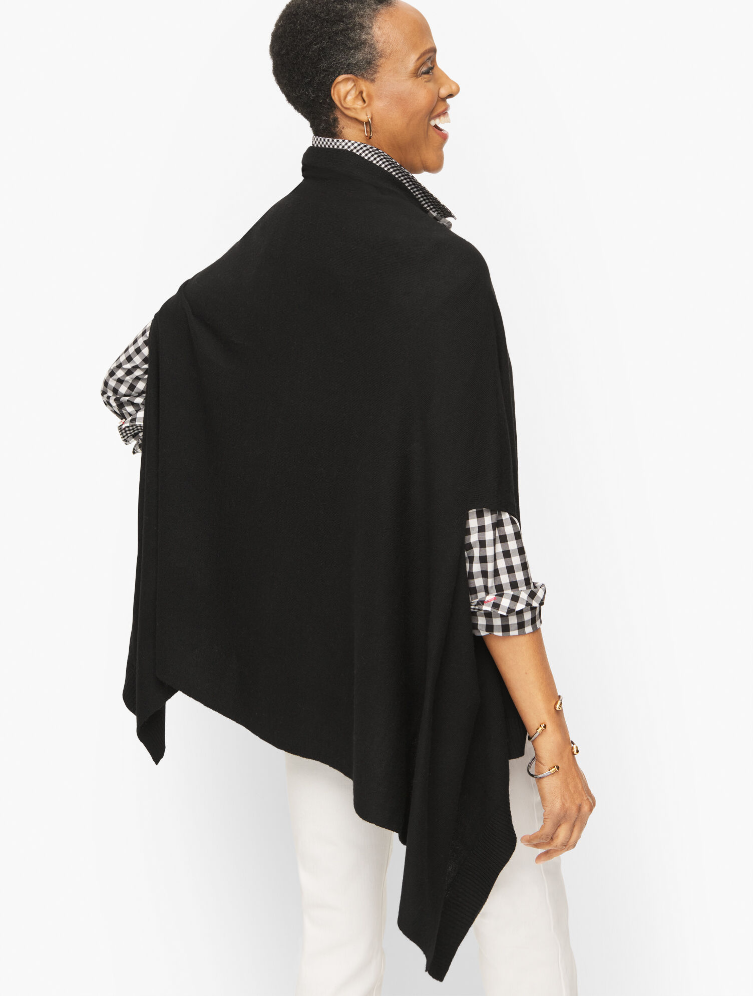 Talbots Ruanas Solid Ruana | Talbots