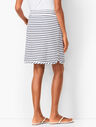 Stripe Loop-Terry Beach Skirt
