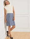 Americana Tweed A-Line Skirt
