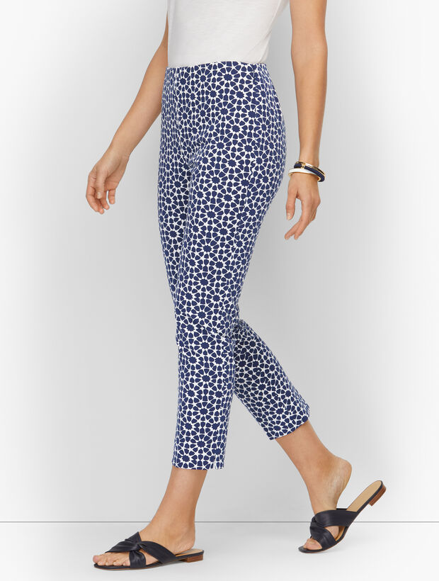 Talbots Chatham Crop Pants - Star Geo