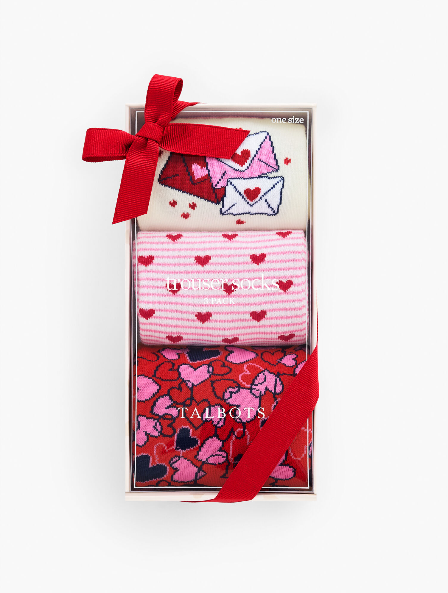 3 pack heart socks