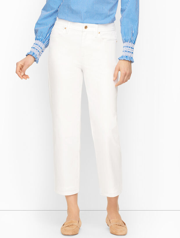 Stovepipe Jeans - White