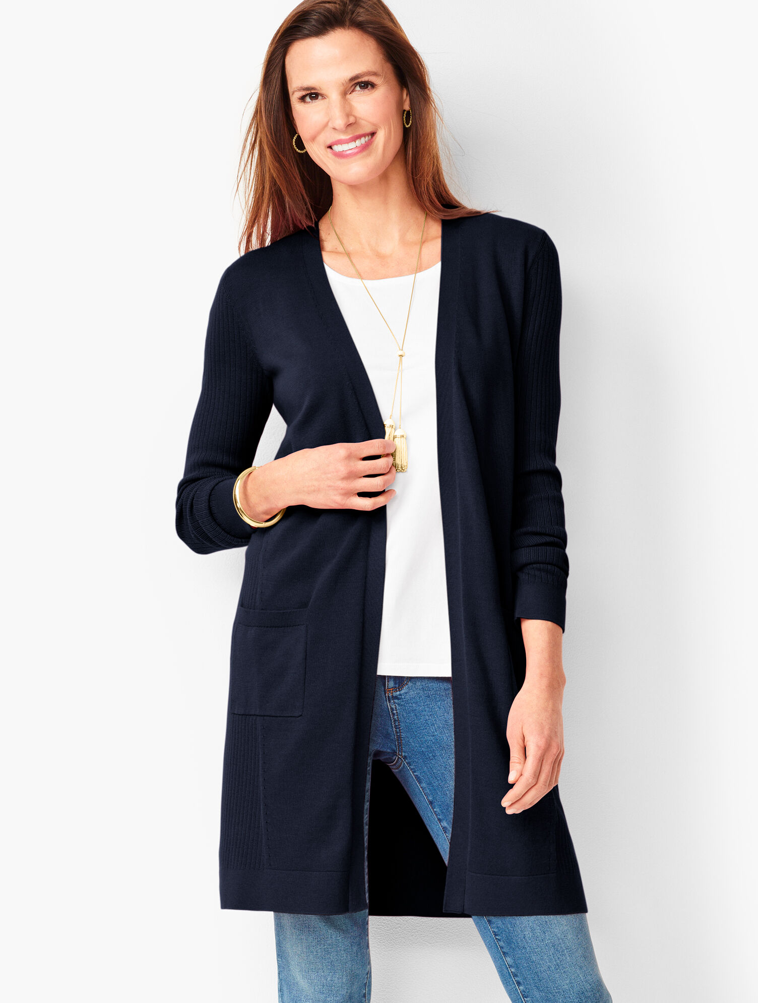 Pima Open-Front Duster
